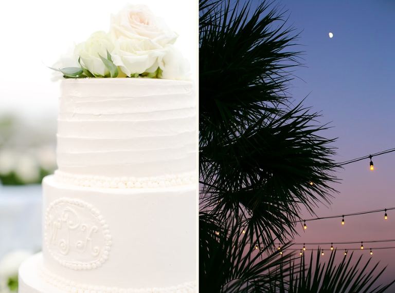 Elegant outdoor wedding ceremony beside the marsh at DeBordieu i