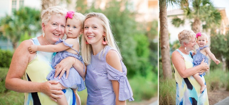 3 generations at Wild Dunes beach resort vacation