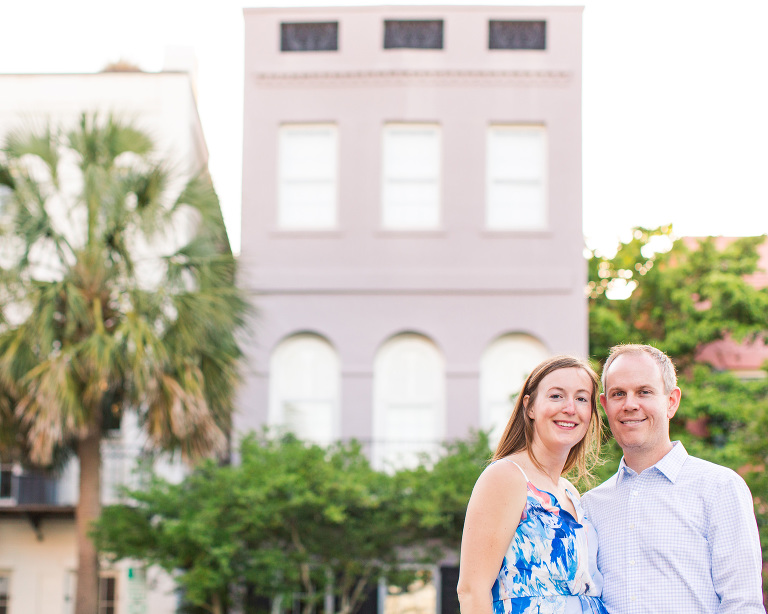 Rainbow Row portrait. Charleston family photography. © Carolina Photosmith