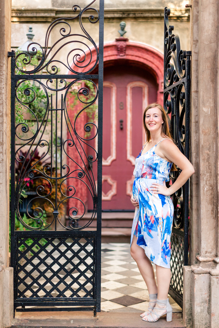 historic Charleston maternity portrait sarah carolina photosmith